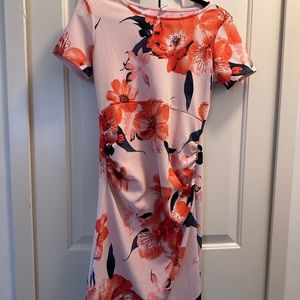 Pink & Navy Floral Maternity Dress PinkBlush Maternity Spring Baby Shower Dress